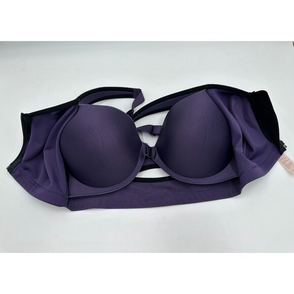 NWT Victoria’s Secret Sport Knockout Front-Close Bra 34DDD High Support Purple - Picture 4 of 11
